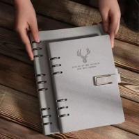 China Leather 14.3cm x 21.5cm Corporate Printed Notebooks A5 custom printed notepads on sale