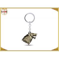 China Die Casting Coloured Large Metal Key Ring Holder Game Of Thrones For Souvenir Gifts on sale