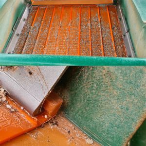 China 5 Layer Stack Sizer Vibrating  Urethane Screens For Material Separation‌ In Orange Color wholesale