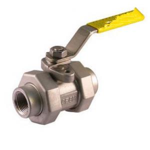 China Stainless Steel 5 Piece Full Port Ball Valve with Double Union End 3000 WOG supplier