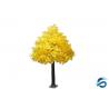China Nearly Natural Vivid Artificial Gold Tree Fire Prevention Easy Cleaning wholesale