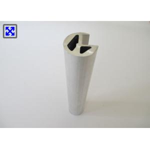 Custom Hollow Bar Extruded Aluminum Profiles ISO Compliant For Machinery Assembly