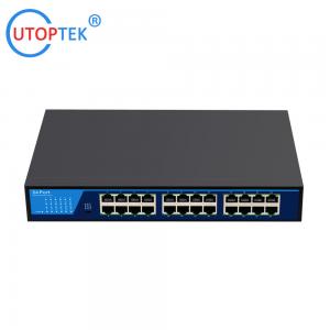 10/100/1000Mbps 24port Gigabyte LAN RJ45 Network Ethernet Hub Switch with best factory price