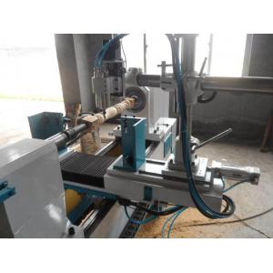 China Multifunction CNC Wood Lathe Machine Iron Material With Servo Driving System supplier