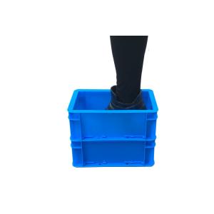 China 20 Litre Industrial Stacking Plastic Euro Storage Boxes Crate For Conveyor Systems supplier