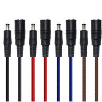 China 20AWG DC Power 5525 DC Plug Extension Cable Male To Female 5.5mm*2.5mm on sale