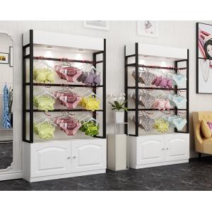 Colorful Underwear Clothing Display Racks With Cabinet 1200*400*2000mm