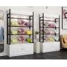 China Colorful Underwear Clothing Display Racks With Cabinet 1200*400*2000mm wholesale