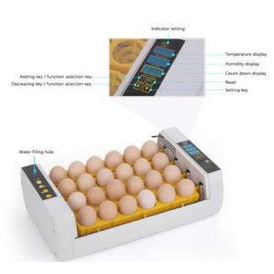 China Industrial Auto 96 Egg Incubator Easy Cleaning With Electronic Thermostat supplier