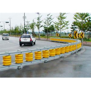 EVA Filled Material Highway Roller Barrier Eco Friendly