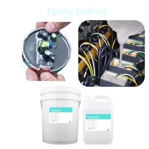 China Black High Temperature Potting Compound Epoxy Electronic Bulk Liquid Silicone 5:1 wholesale
