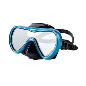 China Mirror Snorkeling Mask Anti Fog Diving Goggles With TPR Frame supplier