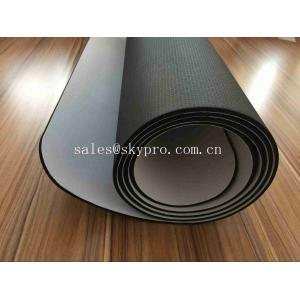 3mm Thick Black Body Trainning Exercise Fitness Workout Yoga Pilates Mat Exercise NBR Yoga Mats for Fitness