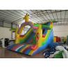 China Giraffe arch inflatable standard dry slide animals zoo park inflatable standard slide for children wholesale