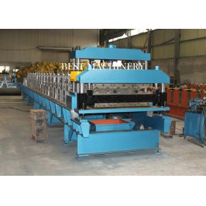 China Guide Pillar Steel Brick Tile Color Roof Q Tile Roll Forming Machine High Precsion supplier