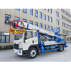 High-Altitude Operation JIUHE 45m Telescopic Ladder Truck Lift New Aerial Work Vehicle Telescopic Ladder Truck
