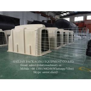 China Poly Ethylene Calf Cubicles Calf Feeding Equipment For Dairy Farm Cow supplier