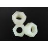 White M52 Nylon Hex Nuts PA 66 DIN 934 Standard Resistant Fire Grade 94V-2