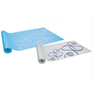 Durable Anti Slip Yoga Mat , Easy Carry Lightweight Soft PVC Yoga Mat