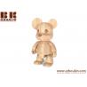 22*12*5cm or customized Fashionable craft wooden bear toys for christmas gift