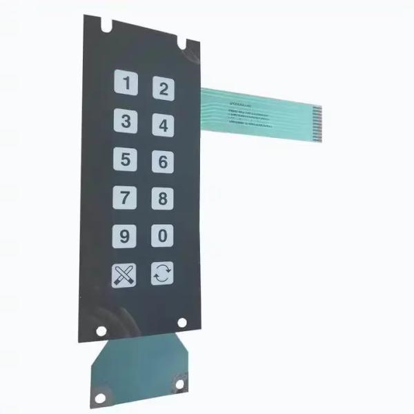 Customized Membrane Keypad Overlay Thin Durable and Customized ABS Material