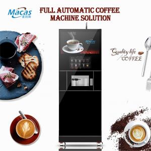 H 1830mm Floor Standing Coffee Machine Bean Coffee Vending Machine 3000W