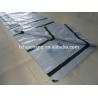 170gsm white color relief tarp with 6 pieces reinforced bands for United Nations