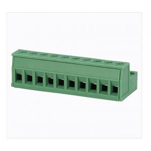 China PA66 And Copper Connector 15A Plug-In Terminal Block supplier