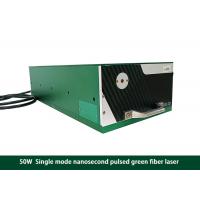 China Single Mode Nanosecond Pulsed Laser Diode Green 50W Fiber Laser on sale