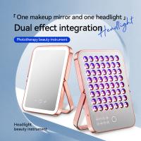 China 2 IN 1 Makeup Mirror Face Skin Care Red Light Therapy Panel Device on sale