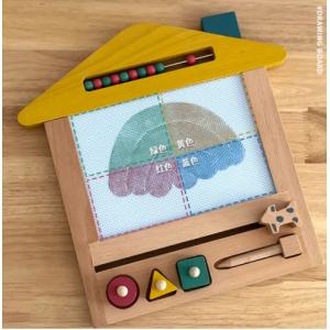 China Kids Painting Wooden Educational Toys Retro Painting Board supplier