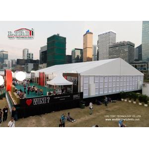 China 20 Meters Luxury Wedding Marquee Hire With ABS Walls For Parties supplier