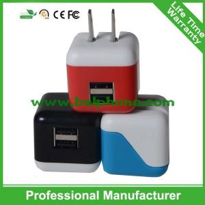 China high quality 5V 2.1A dual usb mobile phone travel charger,home charger,wall charger supplier