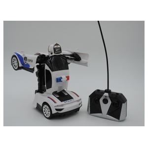 China Remote Control Transformers Police Car Toy Autobot Hand Induced Deformation supplier