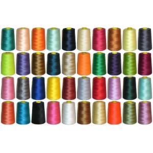 20/3 40/2 60/3 100 Spun Polyester Sewing Thread Colors 5000 yards 8000m 10000 Meter
