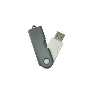 China Swivel Shape USB Flash Pen Drive 64GB Black / Golden 58 * 20 * 11mm Plastic And Metal supplier