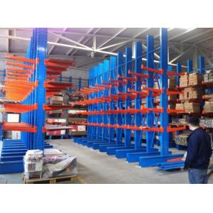 China Vertical Column Cantilever Pipe Storage Racks Double Faced / Single Faced supplier