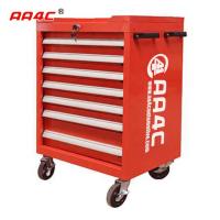 China Workshop Garage Mobile Tool Cabinet 7 Drawer Tool Cabinet Roller With Side Door on sale