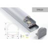 China Clipless 3-Part Aluminium LED Profile Domed (TP010) wholesale