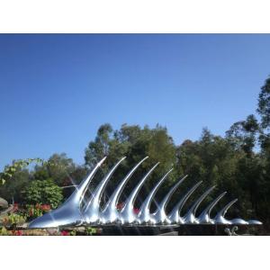 China Polished Stainless Steel Indoor Metal Sculptures , Modern Home Interior Statues supplier