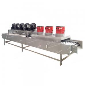 Hot Air Roller Belt Mesh Conveyor High Pressure Fans Air Dryer for Fruit and Vegetable