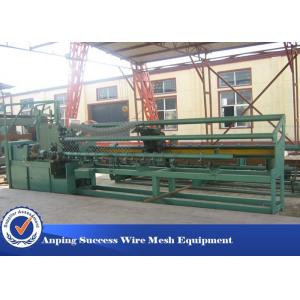 Green Customized Chain Link Fence Making Machine For Low Carbon Wire