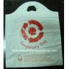 China 100% Compostable Plastic Bags Die Cut Shopping Bag in White wholesale