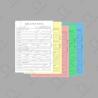 China Carbonless Copy Paper in Blue and Black Image use for receipt wholesale