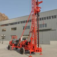 China Four Wheel Trailer Mounted Drill Rig For Agricultural Irrigation on sale