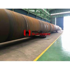 China 200 Ton Bolt Adjustment Tank Turning Rolls With Metal Roller / HGK Pipe Rollers For Welding supplier
