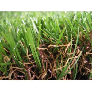 China Natural looking Landscaping Artificial Grass 30mm / Synthetic Grass 4 color supplier