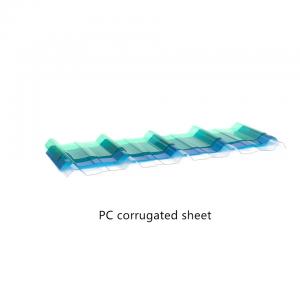 Pc Corrugated Sheet Roofing Clear Embossed Corrugated Polycarbonate Sheet