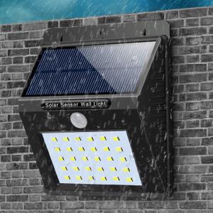 China Wall Mounted Solar LED Flood Lights / Outdoor Solar LED Sensor Wall Lights For Path supplier