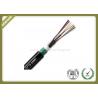 24~144 Core Fiber Optic Outdoor Cable With Armoured Metallic Strength Member